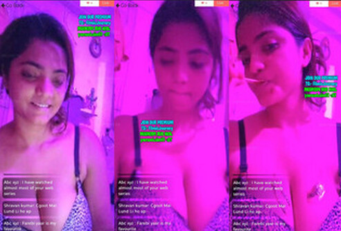Bharti Jha Open With BoyFriend Touch Part 1 Uncut